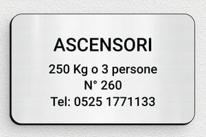 Targhette CE - PVC - undefined - gris-brosse-noir - glue - it-cartello-tipi-ascensore-004-0-1747210359392