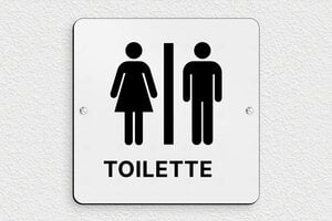 Cartelli informativi  - Cartello WC - undefined - gris-noir - screws - it-cartello-toilette-004-1-1747209378483