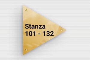 Targhe triangolari - Ottone - undefined - poli - screws - it-cartello-triangolare-002-3-1747275830591