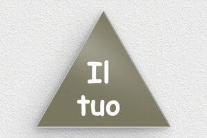 Targhe triangolari - Alluminio - undefined - taupe - none - it-cartello-triangolare-003-4-1747275861448