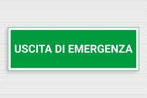 Cartelli uscita di emergenza - Cartello di uscita di emergenza - undefined - vert-blanc - glue - it-cartello-uscita-di-emergenza-001-2-1747216988140