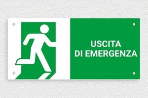 Segnaletica di sicurezza sul lavoro - Cartello di uscita di emergenza - undefined - vert-blanc - screws - it-cartello-via-di-fuga-006-1-1747210973015