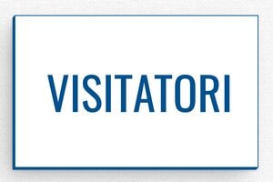 Badge magnetici  - Etichetta PVC - Magneti - undefined - blanc-bleu - badge - it-cartello-visitatori-004-3-1747214841445