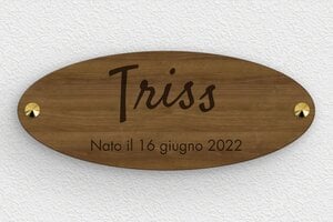 Targhe personalizzate per cavalli - Legno - undefined - noyer - screws-caps - it-cavallo-nome-data-di-nascita-bosco-003-3-1747210112518