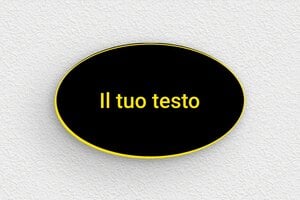 Targhe nere - PVC - undefined - noir-jaune - none - it-colore-nero-cartello-002-3-1747275631399