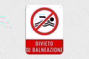 Cartelli di avvertimento - Cartello di divieto di bagno - undefined - custom - screws - it-divieto-di-bagno-003-3-1747211303138