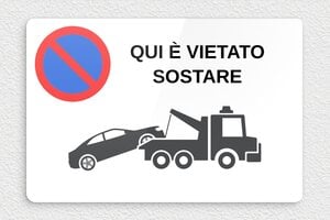 Cartelli parcheggio privato - Cartello 'Divieto di Sosta' - undefined - custom - glue - it-divieto-di-sosta-003-3-1747211260327