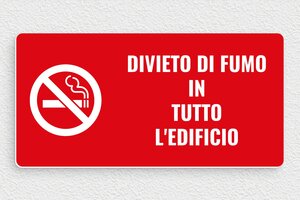 Cartelli di avvertimento - Cartello 'Divieto di fumare nei locali' - undefined - rouge-blanc - glue - it-divieto-fumo-edificio-005-0-1747211243631