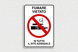 Cartelli di avvertimento - Cartello 'Divieto di fumare nell'edificio' - undefined - custom - glue - it-divieto-fumo-vape-004-3-1747211341199
