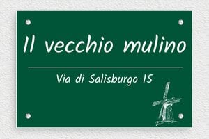 Targa indirizzo personalizzata - PVC - undefined - vert-sapin-blanc - screws - it-indirizzo-018-1-1747212971488