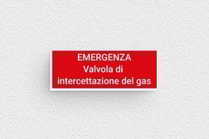 Targhe di tipo industriale - PVC - undefined - rouge-blanc - glue - it-industria-segnale-emergenza-004-3-1747209449419