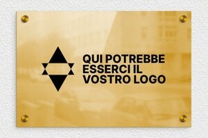 Targhe professionali con logo - Ottone - undefined - poli - screws-caps - it-logo-003-1-1747211973099