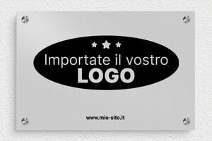 Targhe professionali con logo - Alluminio - undefined - anodise - screws-spacer - it-logo-005-0-1747211978471