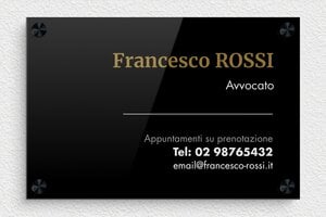 Targhe per studi legali - Plexiglass stampato - undefined - custom - screws-spacer - it-logo-avvocato-003-1-1747212041352