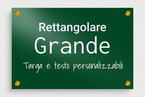 Targhe in alluminio - Alluminio - undefined - vert - screws-spacer - it-materiale-alluminio-cartello-001-2-1747278359136