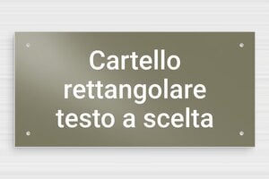 Targhe in alluminio - Alluminio - undefined - taupe - holes-only - it-materiale-alluminio-cartello-001-3-1747278368741