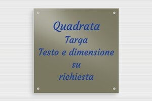 Targhe in alluminio - Alluminio - undefined - taupe - holes-only - it-materiale-alluminio-cartello-001-5-1747278379267