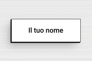 Targhe in plastica - PVC - undefined - blanc-noir - glue - it-materiale-cartelli-in-plastica-001-3-1747280752170