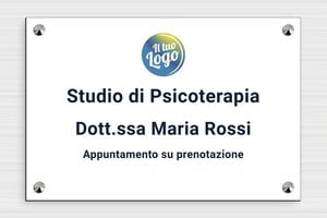 Targhe per ufficio personalizzate - PVC - undefined - custom - screws-caps - it-medico-ottone-quadro-001-3-1747212196381
