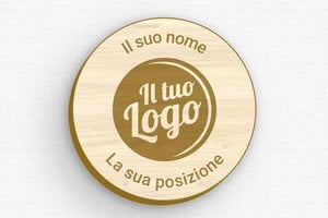 Badge magnetici  - Etichetta Legno - Magneti - undefined - erable - badge - it-nome-cartello-008-3-1747214834473