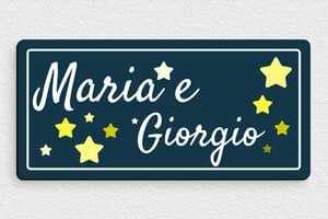 Targhette porta cameretta bambini - PVC - undefined - custom - glue - it-nome-scudo-005-2-1747214219955