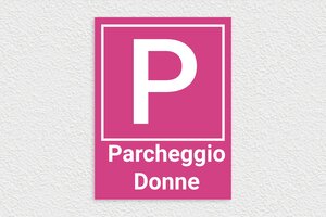 Cartelli parcheggio - Cartello parcheggio 'Solo per clienti' - undefined - rose-blanc - none - it-parcheggio-003-1-1747215529412