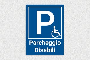 Cartelli parcheggio - Cartello del parcheggio 'Riservato ai clienti' - undefined - bleu-blanc - none - it-parcheggio-003-2-1747215536072