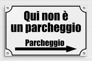 Cartelli parcheggio privato - Cartello 'Parcheggio per veicoli elettrici' - undefined - gris-noir - screws-spacer - it-parcheggio-005-2-1747215629641
