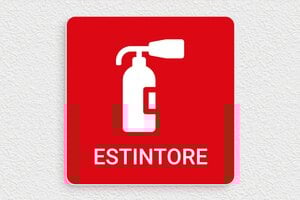 Cartelli antincendio - Segnaletica per estintore - undefined - rouge-blanc - glue - it-pittogramma-estintore-009-1-1747209228825