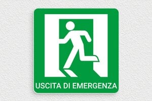 Segnaletica per hotel e alberghi - Cartello di uscita di emergenza - undefined - vert-blanc - glue - it-pittogramma-uscita-di-emergenza-006-1-1747209257615