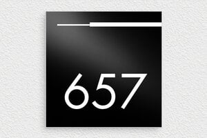 Targhette per cancello - Alluminio - undefined - noir - glue - it-ppro-casa-035-0-1747297182433