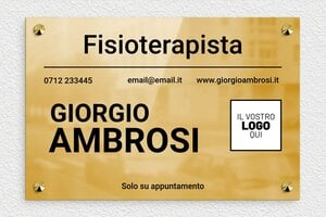 Targhe per studi fisioterapici - Ottone - undefined - poli - screws-caps - it-ppro-massaggiatore-003-5-1747646977175
