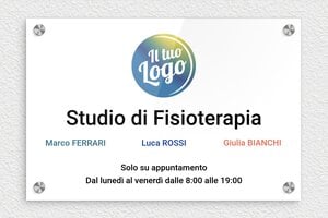 Targhe per studi fisioterapici - Plexiglass - undefined - custom - screws-caps - it-ppro-massaggiatore-fisioterapista-002-1-1747646780728