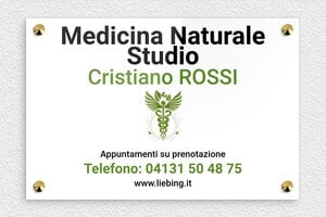 Targhe per naturopati - Plexiglass - undefined - custom - screws-caps - it-pratica-naturale-005-1-1747211882140