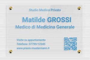 Targhe in plexiglass trasparente - Plexiglass trasparente - undefined - transparent - screws-caps - it-pratica-segno-plexi-trans-002-5-1747220343326