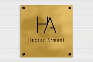 Targhe professionali con logo - Ottone - undefined - brut - screws-caps - it-pratica-targa-ottone-007-3-1747280377493
