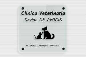 Targhe in plexiglass trasparente - Plexiglass trasparente Verde - undefined - vert - screws-spacer - it-pratica-veterinaria-plexi-trans-008-3-1747280480615