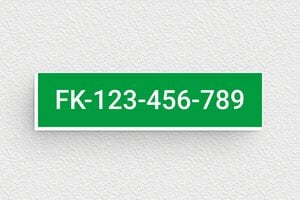 Targhe di identificazione industriale - PVC - undefined - vert-blanc - glue - it-produttore-cartello-industria-semplice-001-4-1747217071199
