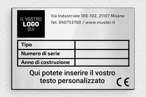 Targhe industriali - PVC - undefined - gris-brillant-noir - glue - it-produttore-targhetta-logo-industriale-003-1-1747209526756