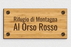 Targhette per porta in legno - Legno - undefined - bambou - screws-caps - it-rifugio-montagna-cartello-027-1-1747212936418