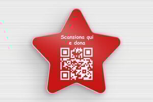 Targhe a forma di stella - Alluminio - undefined - rouge - none - it-scudo-stella-002-1-1747276104810
