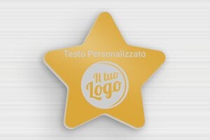 Targhe a forma di stella - Alluminio - undefined - or - glue - it-scudo-stellare-001-1-1747276089447