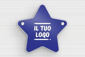Targhe in metallo - Alluminio - undefined - bleu - screws - it-scudo-stellare-003-2-1747276122659