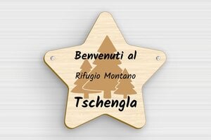 Targhe a forma di stella - Legno - undefined - erable - screws - it-scudo-stellare-003-4-1747276130003