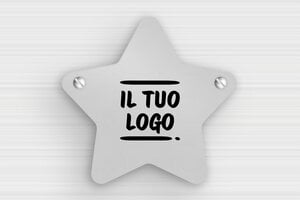 Targhe a forma di stella - Alluminio - undefined - anodise - screws - it-scudo-stellare-004-3-1747276142921