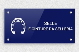 Targhe personalizzate per cavalli - Plexiglass - undefined - bleu-blanc - screws - it-selle-cinture-cartello-003-2-1747210041050
