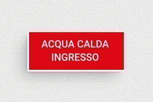 Targhe di tipo industriale - PVC - undefined - rouge-blanc - glue - it-settore-industria-acqua-004-3-1747209424368