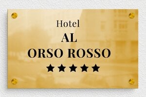 Targhette per porta in ottone - Ottone - undefined - poli - screws-spacer - it-settore-turismo-albergo-019-1-1747209386464