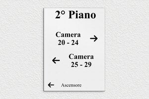 Segnaletica per hotel e alberghi - PVC - undefined - gris-noir - glue - it-settore-turismo-albergo-piano-005-3-1747209218869