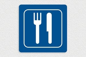 Targhe per ristoranti e bar - Cartello Ristorante - undefined - bleu-blanc - none - it-settore-turismo-ristorante-002-3-1747208877467